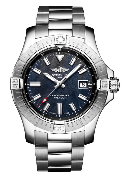 Review Breitling Avenger Automatic 43 Replica watch A173184A1B1A1 - Click Image to Close